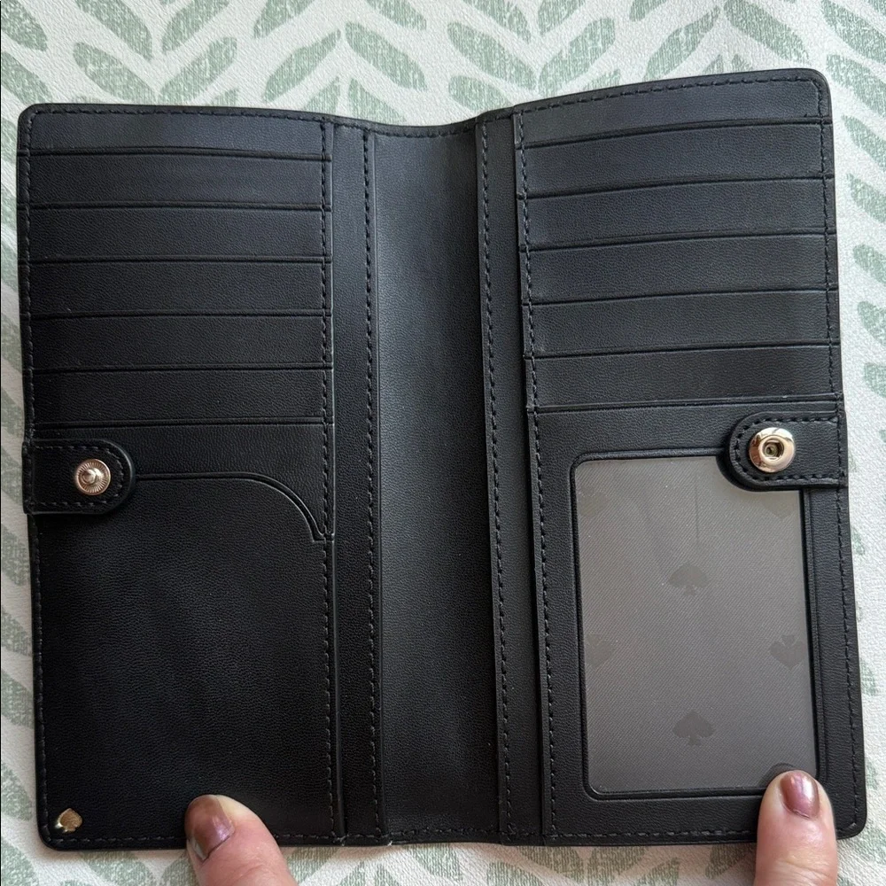 Kate Spade Black Saffiano Leather Wallet - Picture 4 of 5